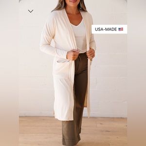 Carly Jean Los Angeles ribbed cardigan
